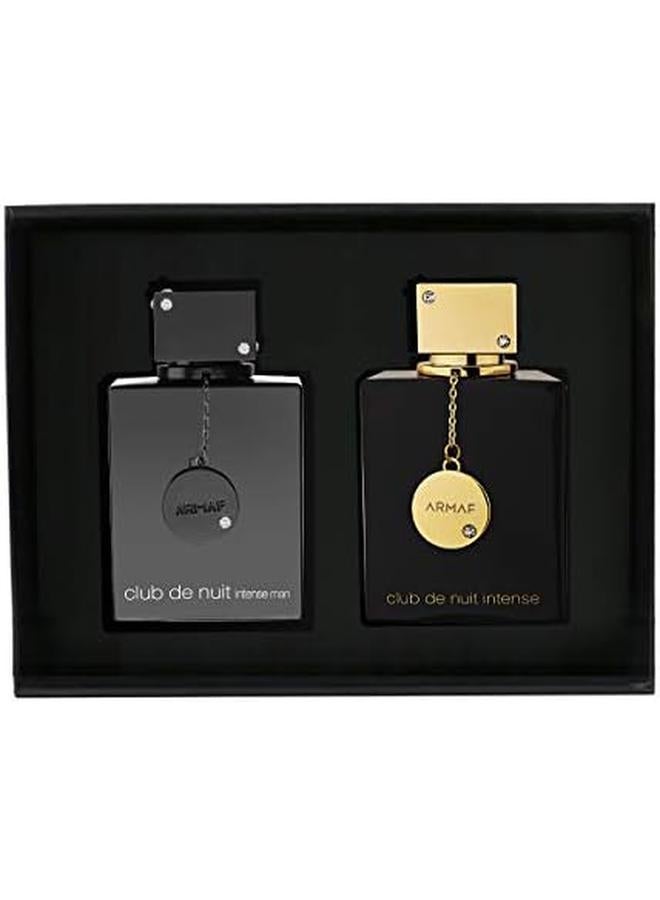 أرماف مجموعة عطور Club De Nuit Intense للرجال والنساء، عطر Cdn Intense 105 مل للرجال وCdn Intense 105 مل EDP لها باللون الأسود - Image 2