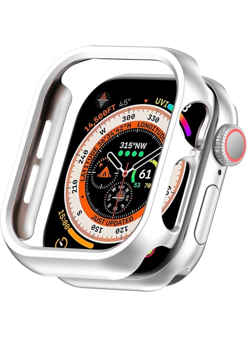Without Screen Protector Bumper Case for Apple Watch Series 11 46mm, Thin Bumper Cover, Hard PC Protective Frame for iWatch 11 46mm starlight