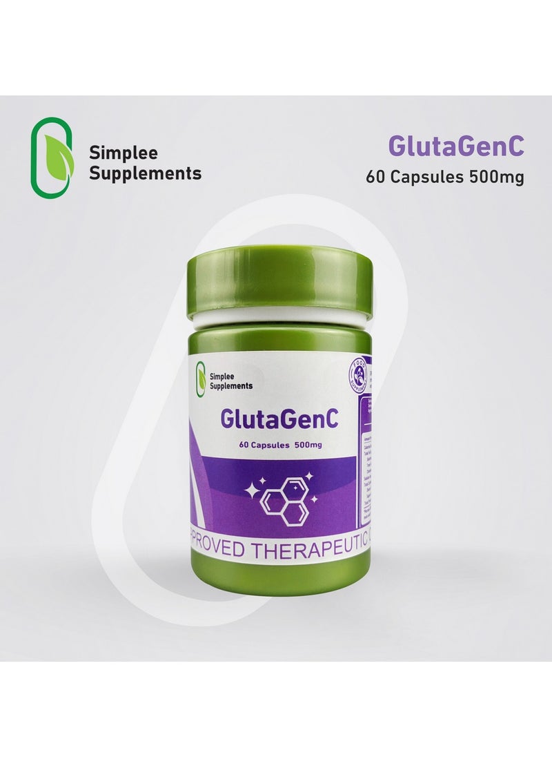 Simplee Supplements Simplee GlutaGenC Whitening Capsule Supplement  - Image 1