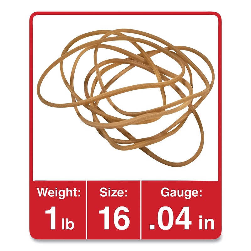 Universal Rubber Bands, Size 16, 1lb Pack - Image 2