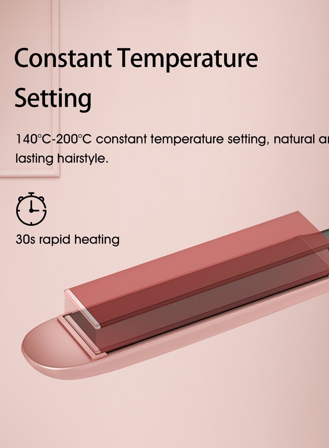 ENCHEN Hair Iron Enrollor Straightener And Curler 2 In 1 Set Professional Mini Portable Flat Iron Ceramic - Image 4