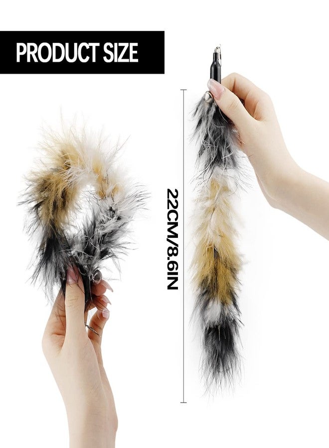 YOLUFER 6 PCS Replacement Plumes Interactive Cat Toy Refills Cat Toy Wand Replacement Teaser Refills for Cat Kitty Toys - Image 2