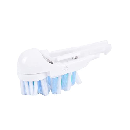 EBIEFLY 20Pcs Spinbrush Oral Toothbrush Replacements Heads Dual Cross Action Clean Attachments Sensitive Brush Refill Rotating Sets 3D White Fit for Oral B 4732 3733 4734 - Image 4