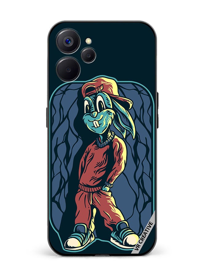 VR CREATIVE Protective Case Cover For Realme 10 5G Cool Rabit Design Multicolour - Image 1