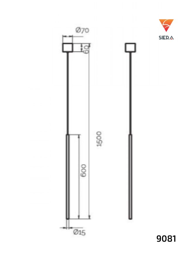ٍSiera Light Pendent led flips 9081 - Image 2