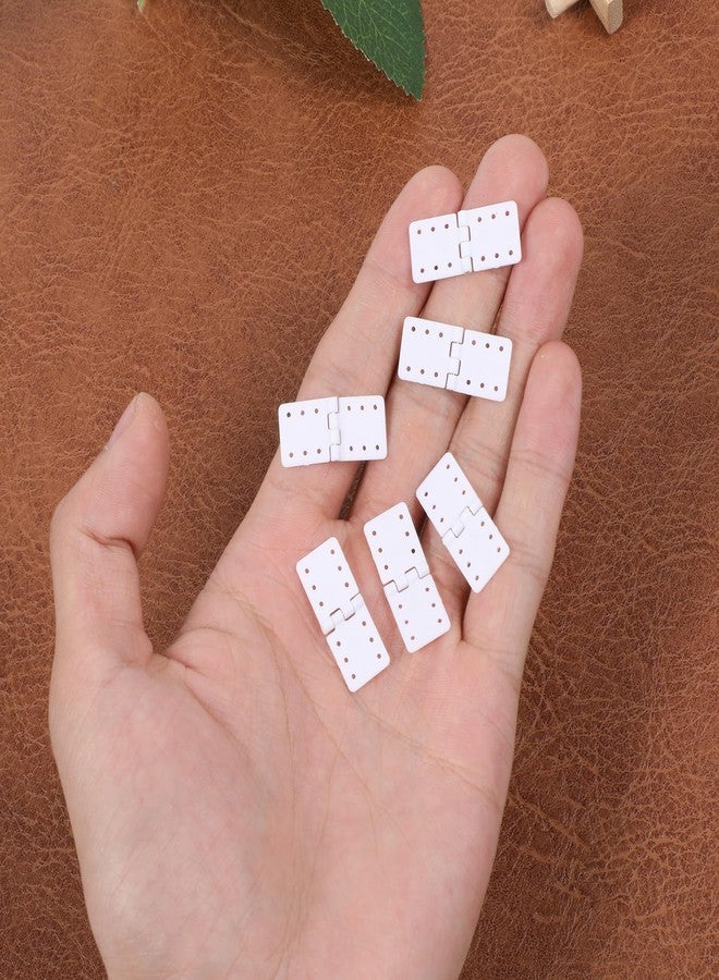 EupHHonycs أيوفونيكس 20 قطعة مفصلات نايلون، مفصلات طائرات التحكم عن بعد، قطع طائرات RC لإصلاح مفصلات نايلون صغيرة لطائرة نموذجية ذات جناح ثابت، ورقة مربعة قابلة للفك - Image 3