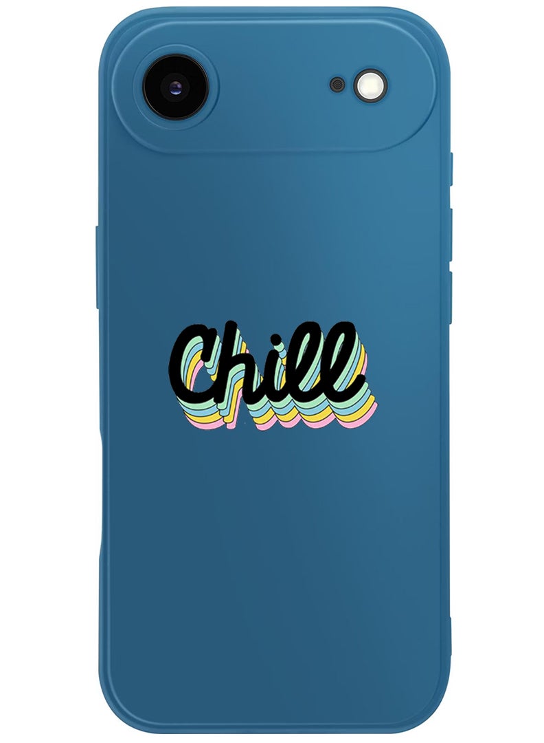 Theodor Protective Slim Fit Case Liquid Silicone Cover with Full Body Protection Anti-Scratch Shockproof Case For Apple iPhone 17 Air (Blue) Chill - Image 1