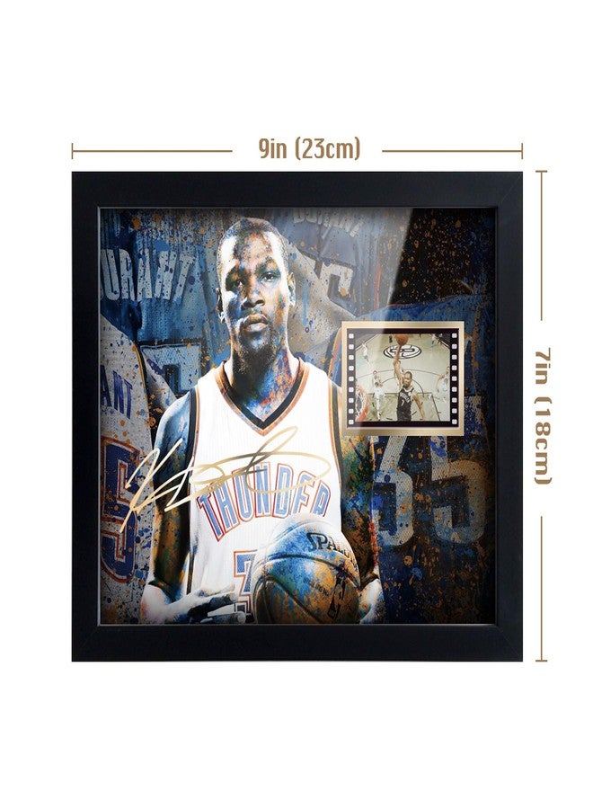 ORIMAMI Basketball Kevin Durant Poster Desktop Framed Photo Gift 8x6 Inches,with Signed and 1x35mm Film Mini Cell Display,Great Basketball Room Decor Gifts for Boys/Men - Image 5