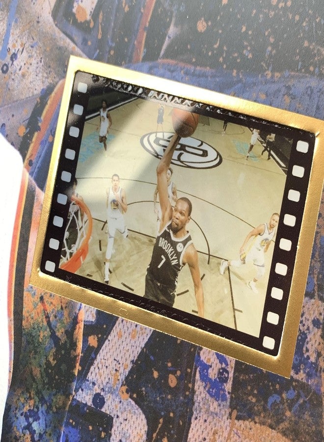 ORIMAMI Basketball Kevin Durant Poster Desktop Framed Photo Gift 8x6 Inches,with Signed and 1x35mm Film Mini Cell Display,Great Basketball Room Decor Gifts for Boys/Men - Image 4