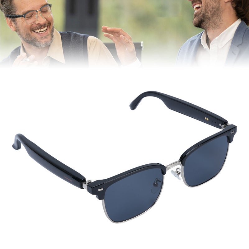 Translation Sunglasses with Microphone Speaker Multiple Languages Real Time AI Smart Translation Sunglasses for Music Travel Calling - Image 2