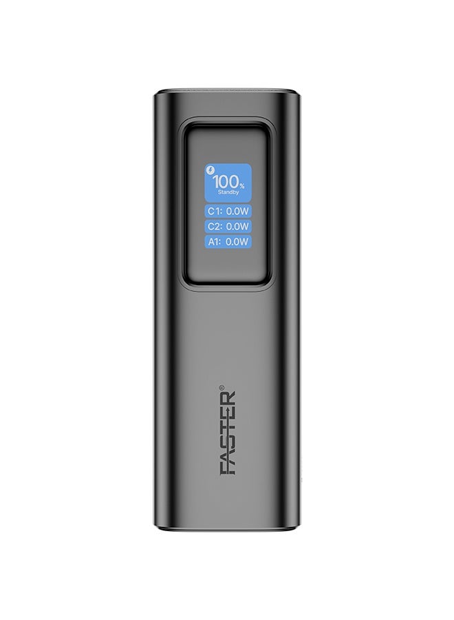 Faster Power Xtreme PX140 Watts 27600mAh Power Bank- 3 Ports (2xUSB-C + 1xUSB-A) 140W PD Fast Charging Smart TFT Display- Travel Friendly Safety Protection for MacBook, iPhone, Android, Dell, Xiaomi - Image 1