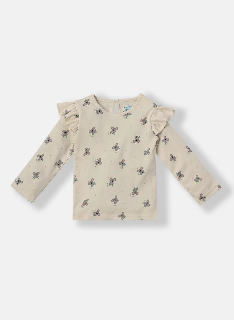 نوتيناتي تيشيرتات قطنية للأطفال من نوتيناتى عبوة من قطعتين