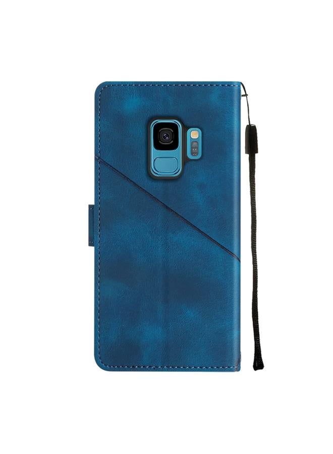 اس-توب جراب لهاتف Samsung Galaxy S9 مصنوع من الجلد المنقوش بملمس الجلد - Image 3