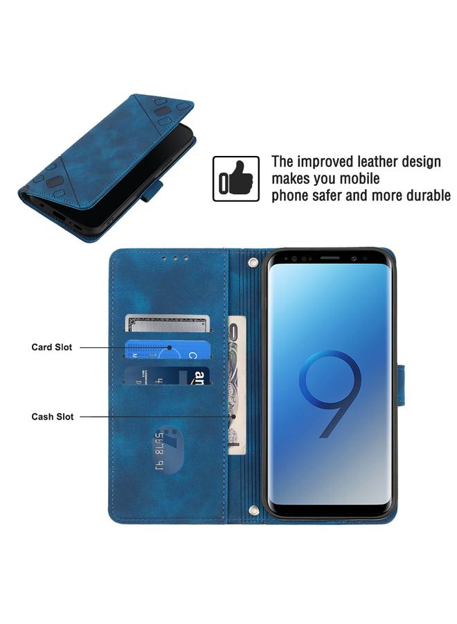 اس-توب جراب لهاتف Samsung Galaxy S9 مصنوع من الجلد المنقوش بملمس الجلد - Image 4