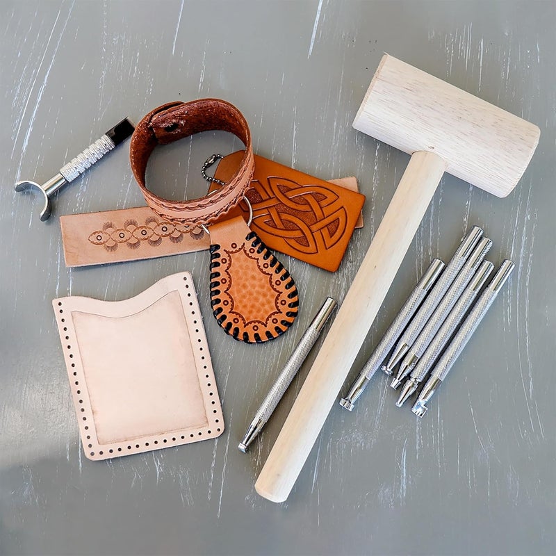 Realeather Leathercraft Explore Kit Brown - Image 4