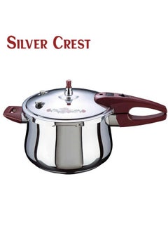 7L Aluminum Pressure Cooker with Steamer Layer and Wooden Handle - Silver | Equipped with 6 Safety Devices and Explosion Proof - pzsku/ZEE9FAD6EB2432153EAFFZ/45/_/1739788989/73f1cd3e-21b0-48d1-86bf-4fac3719620c