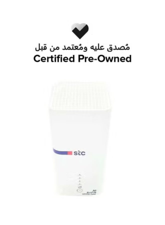 STC Renewed – STC 5G CPE Router | Wi-Fi 6 | Up to 3600 Mbps | Nano SIM | High-Gain Antenna | Supports Only STC Network | 5G AX3600 | White white - Image 1