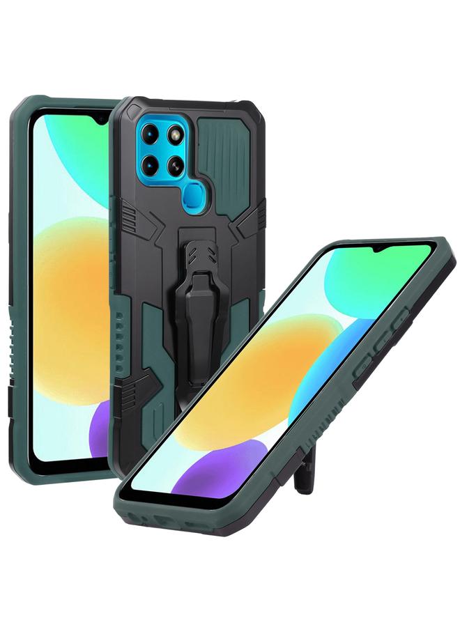 S-TOP Case For Infinix Smart 6 Armor Warrior Shockproof PC + TPU Phone Case - Image 1