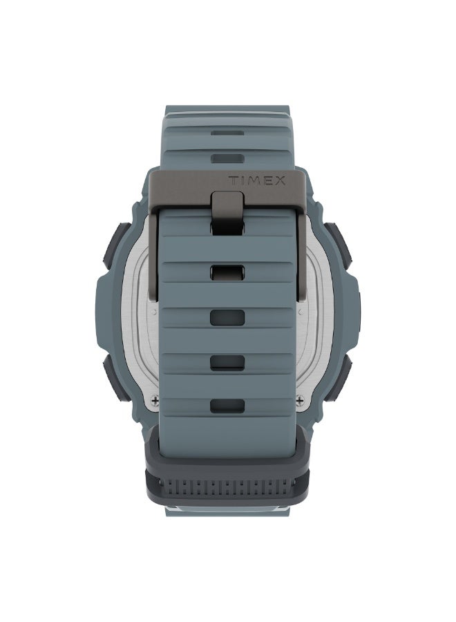 TIMEX Digital Command 47MM Men's Watch  Blue Silicone & INDIGLO NightLight - Image 3