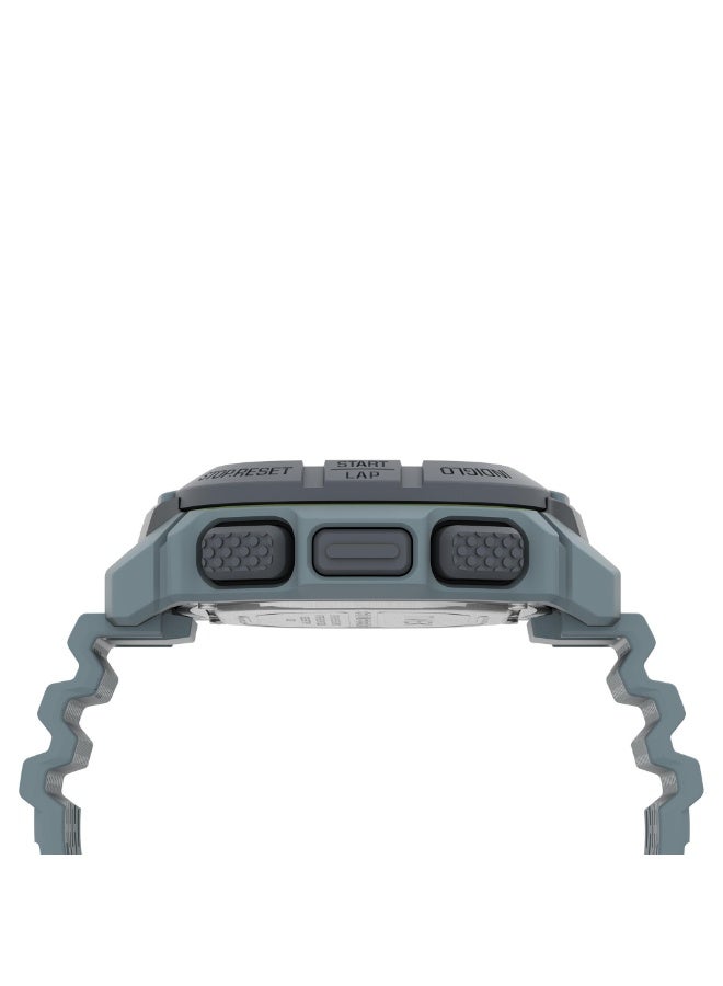 TIMEX Digital Command 47MM Men's Watch  Blue Silicone & INDIGLO NightLight - Image 2