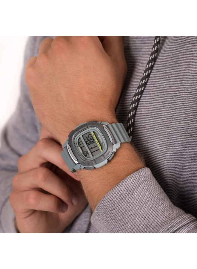 TIMEX Digital Command 47MM Men's Watch  Blue Silicone & INDIGLO NightLight - Image 5