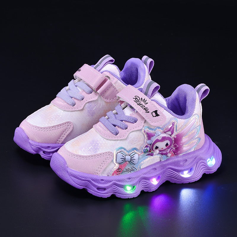 Mesh Sneakers Lightweight Flexible Sole Walking Shoes For Kids Indoor And Outdoor Activities - Image 1