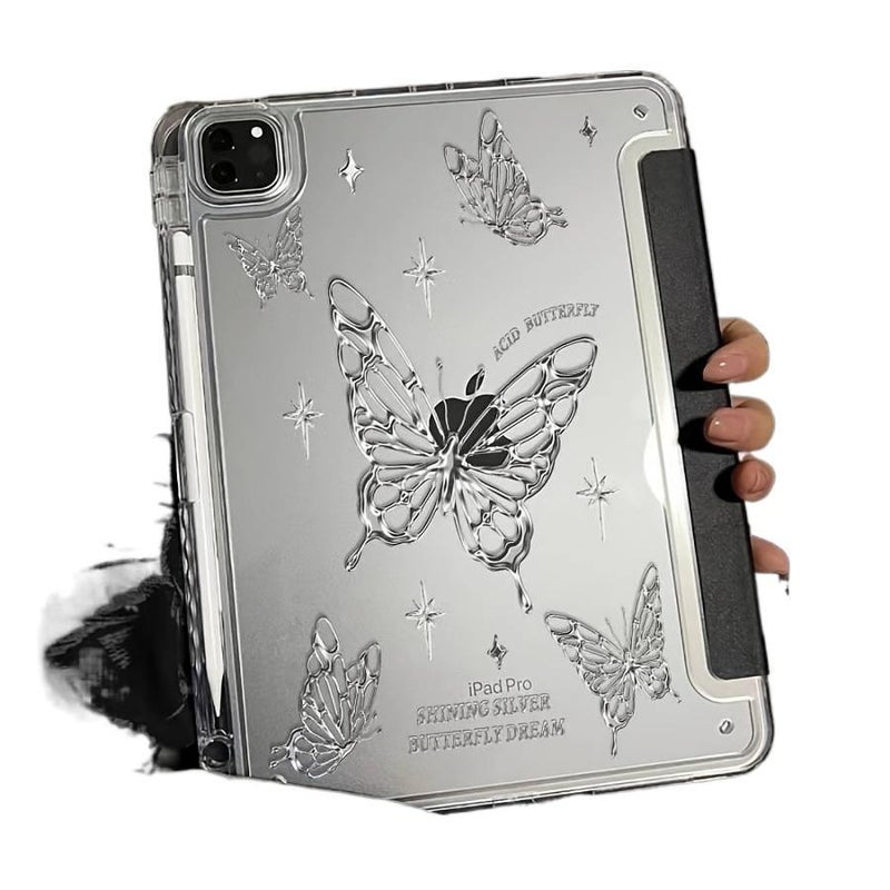 DGG حافظة آيباد شفافة بظهر واضح لجهاز عدة موديلات آيباد باللون شفاف بظهر شفاف iPad - Image 5