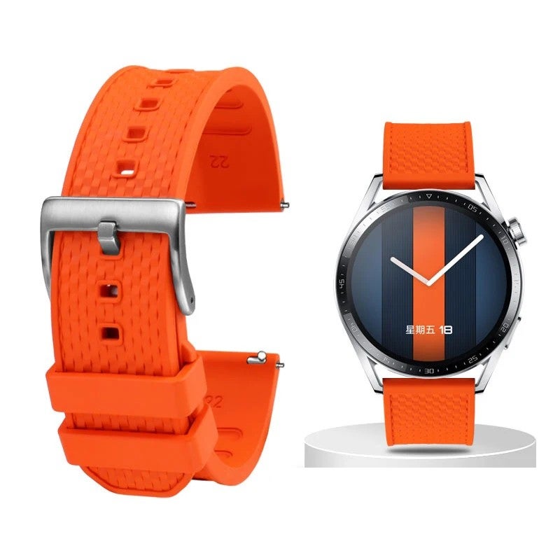 Bluejw Sports Replacement Straps – FKM Rubber Watch Strap 18mm 20mm 22mm Quick Release for Diving Watches, Durable & Comfortable Replacement Band - Image 1