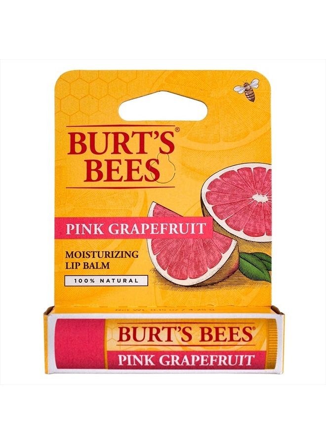 Burt's Bees Burts Bees Pink Grapefruit Moisturizing Lip Balm - Image 2