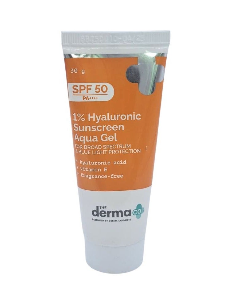 ذا ديرما كو 1 ٪ هيالورونيك كريم واقي من الشمس أكوا جل 30 جرام - Image 1