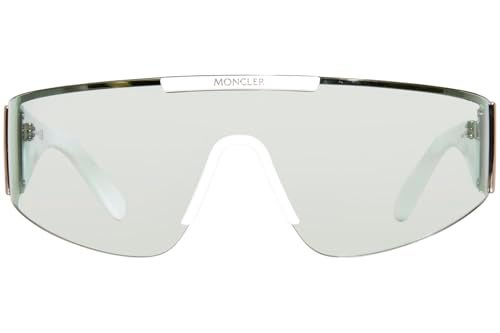 Moncler نظارات مونكلير ML 0247 Ombrate 21N Shiny Optical White PalladiumAqua Len - Image 3