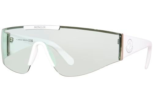 Moncler نظارات مونكلير ML 0247 Ombrate 21N Shiny Optical White PalladiumAqua Len - Image 1