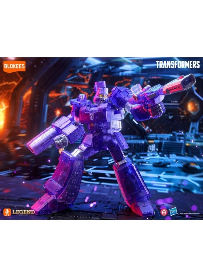 Blokees Transformers Model Kit AE02 G1 Megatron Action Edition | 256-Piece Buildable Robot Toy with Fusion Cannon, Energy Mace, Transparent Armor & Display Base | Collector Figure for Ages 14+ - Image 2