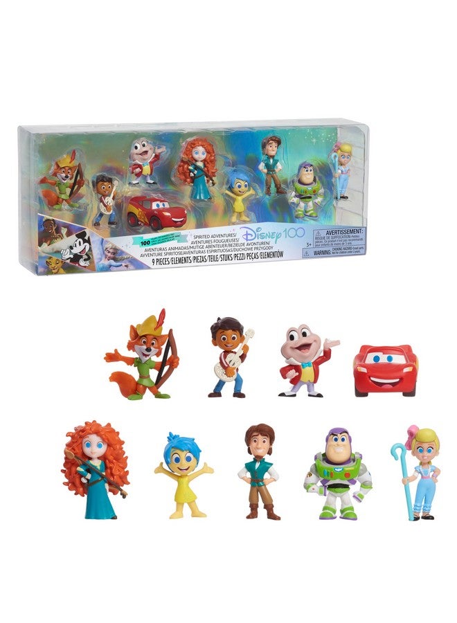 Just Play Disney100 Years of Spirited Adventures, Limited Edition 9-piece Figure Set, Kids Toys for Ages 3 Up by Just Play - Image 1