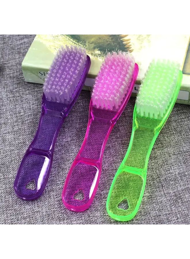 2pcs Random Color Large Crystal Plastic Shoe Brush Sleek Design Longlasting - Image 3