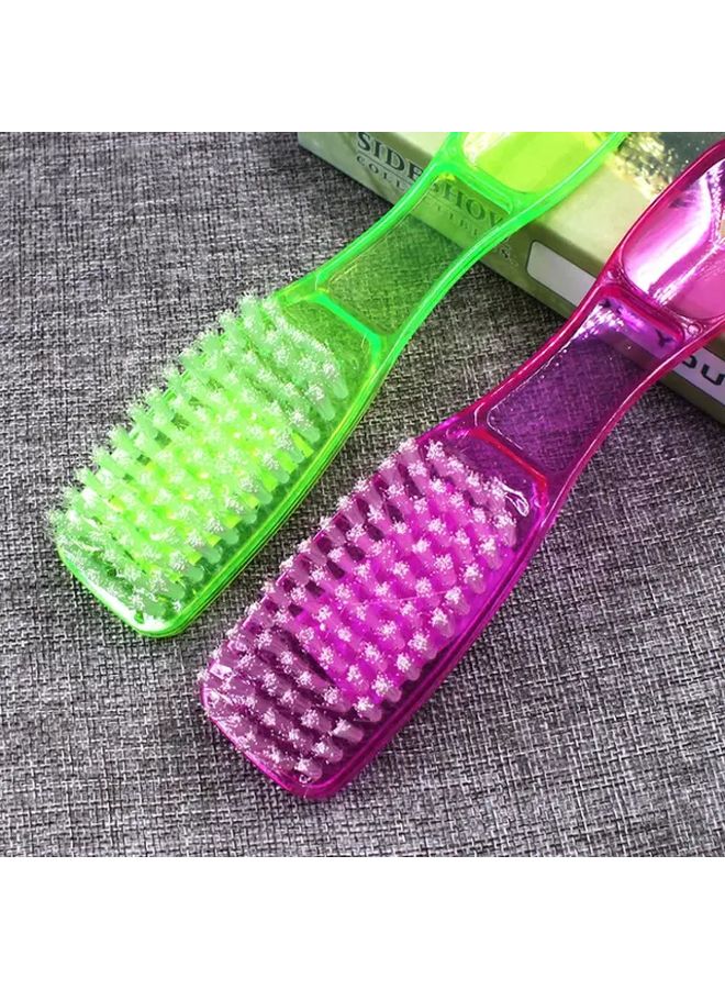 2pcs Random Color Large Crystal Plastic Shoe Brush Sleek Design Longlasting - Image 4