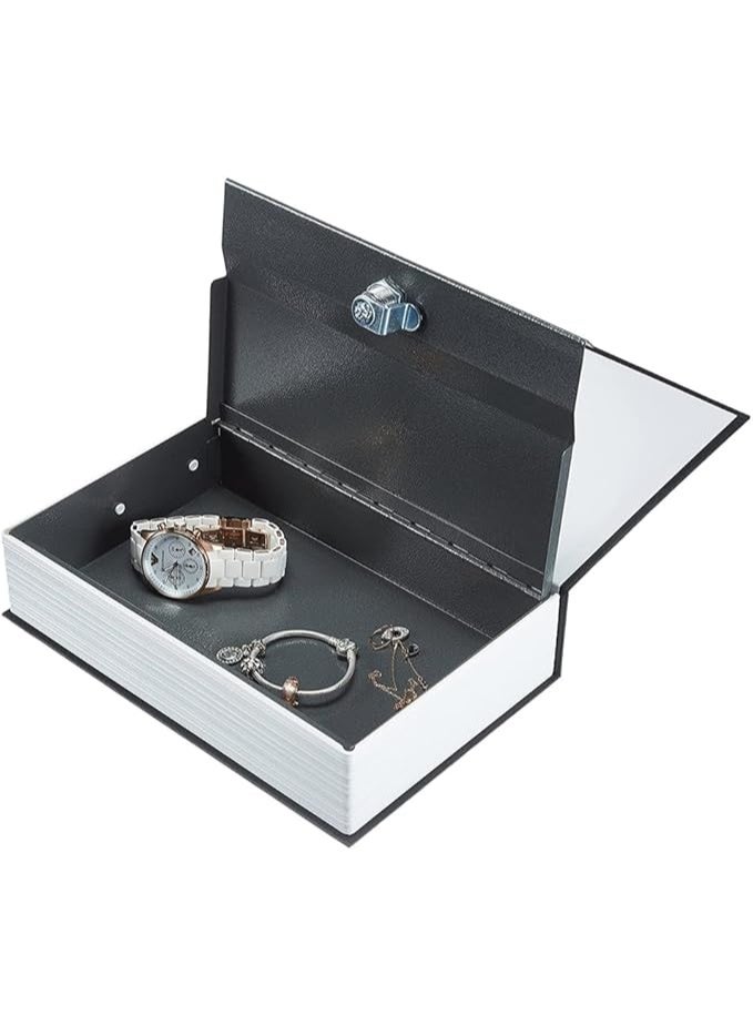 Book Safe, Money Hiding Box, Diversion Book Safe for Saving Coins, Bank Cards, ID Cards, Documents, Jewelry, Black - Image 5