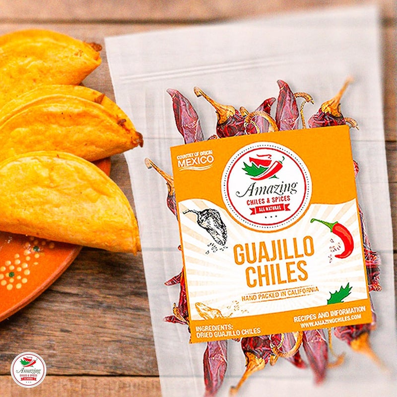 Amazing Chiles & Spices فلفل حار وتوابل مذهلة - مجموعة 6 عبوات مجففة - أنشو، غواخيلو، باسيللا، أربول، تشيبوتلي، كاسكابل (24 أونصة إجمالي) - Image 4