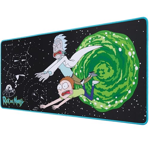 Subsonic Rick & Morty XXL Mouse Pad 35 in x 15.7 in - Gift Rick and Morty Gaming Desk pad 90 mm x 40 mm - Official Licensed - Image 1