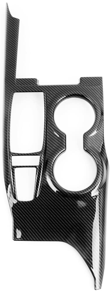 Kadore Console Panel Cup Holder Trim Gear Shift Cover for Toyota Camry LE SE TRD SE 2019 2020 2021 2022 2023 2024 Interior Carbon Fiber Style LHD 1pc Without Seat Heater Switch