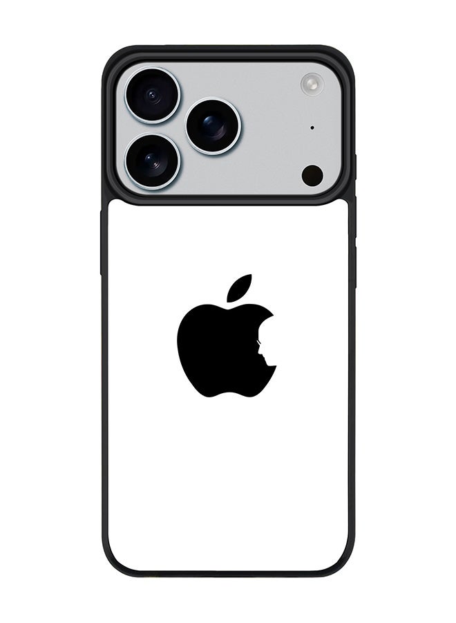 Stylizedd iPhone 17 Pro Case, [Compatible with MagSafe] Slim Magnetic cover Phone Case iPhone 17 Pro -Steve's Apple - White - Image 1