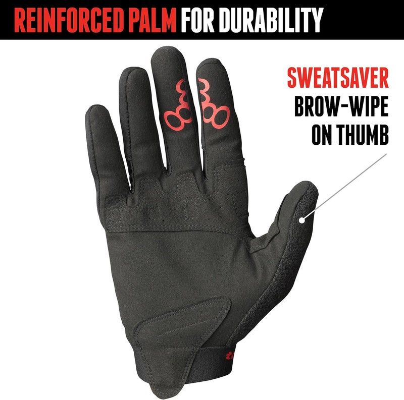 Triple Eight ExoSkin Cycling Gloves - Large, Black - Image 2