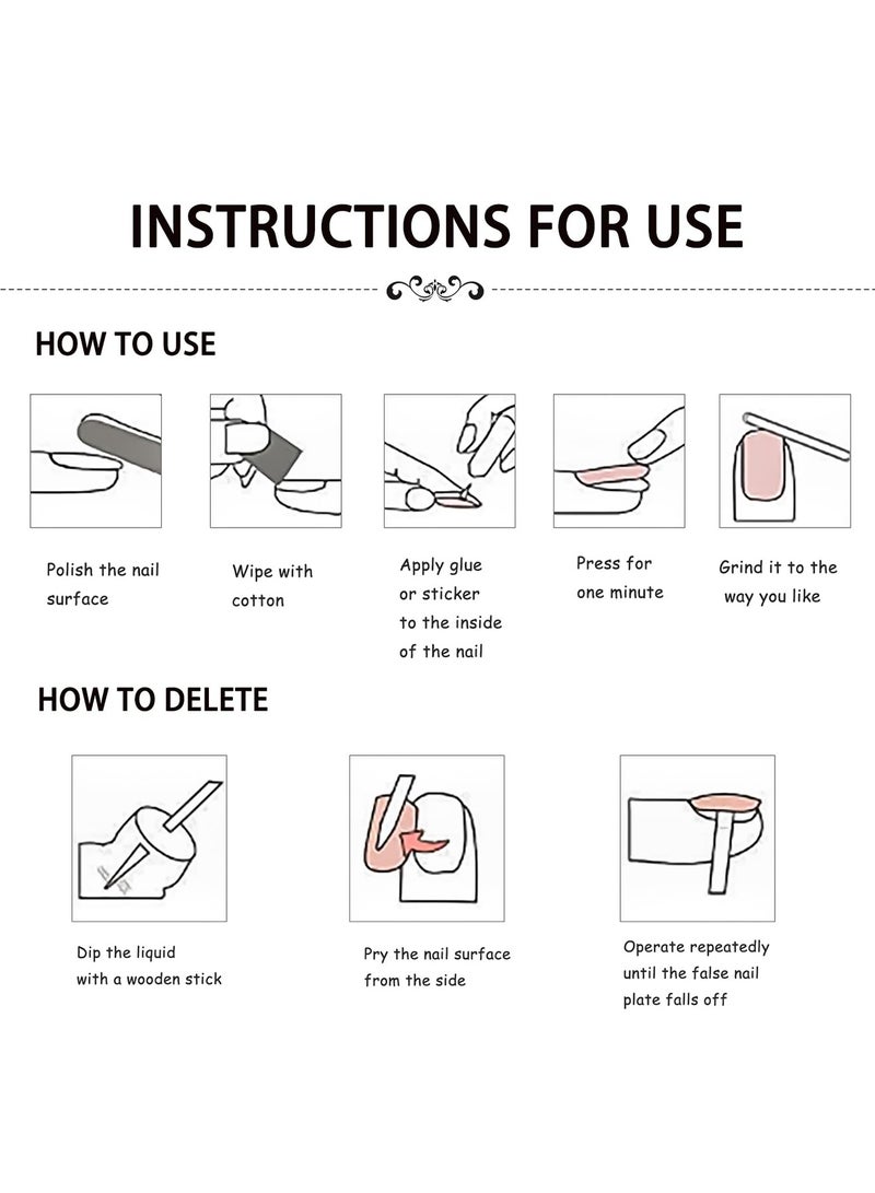 24 قطعة أظافر لامعة مضغوطة مع لمسات من الأحجار الكريمة، تصميم مربع قصير، أظافر مزيفة قابلة لإعادة الاستخدام للفتيات والنساء - Image 2