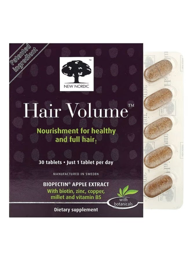 نيو نورديك، حجم الشعر مع النباتات، 30 قرصًا