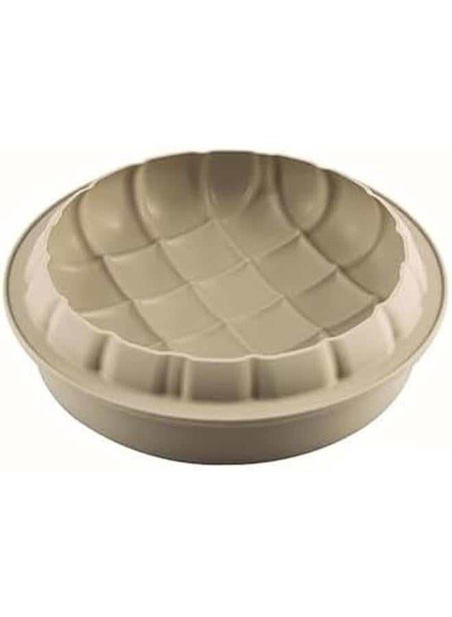 Silikomart Eleganza Elegance Silicone Mold Flexible Cake Pan With 3D Tufted Detailing Easily Unmolds Oven Microwave Freezer And Dishwasher Safe 57 1 2 Fluid Ounces Gray - Image 2