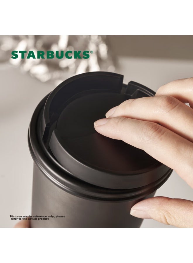 Starbucks Flow Gold Push-lid Stainless Steel Desktop Cup, 430ml, Insulated Hot And Cold Water Bottle, Graduation Gift - Image 3
