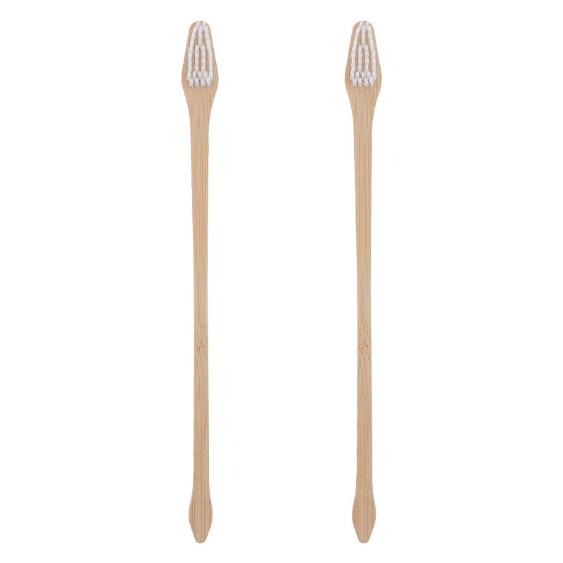 Double Ended Pet Toothbrush For Dogs And Cats 2 Pack Soft Bristle Eco Friendly Dental Care - Image 2