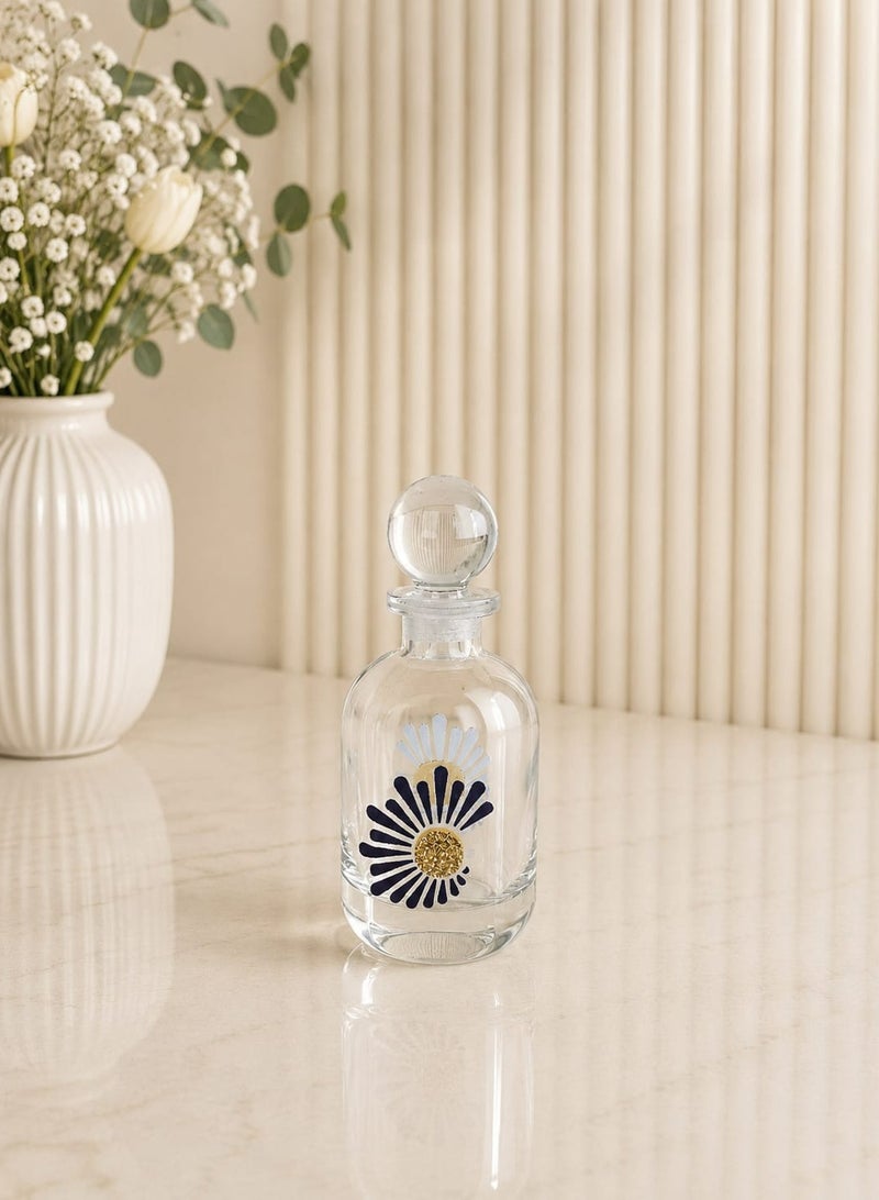 Radin Luxury Empty Oil Perfume Bottle 150ML With Decorative Side Design | Elegant Refillable Attar Bottle For Perfume & Essential Oils - Image 1