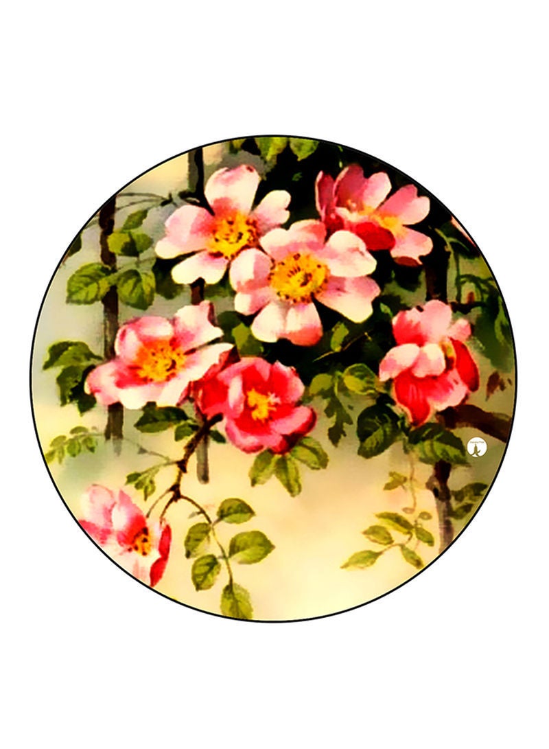 Flowers Printed Mouse Pad Multicolour