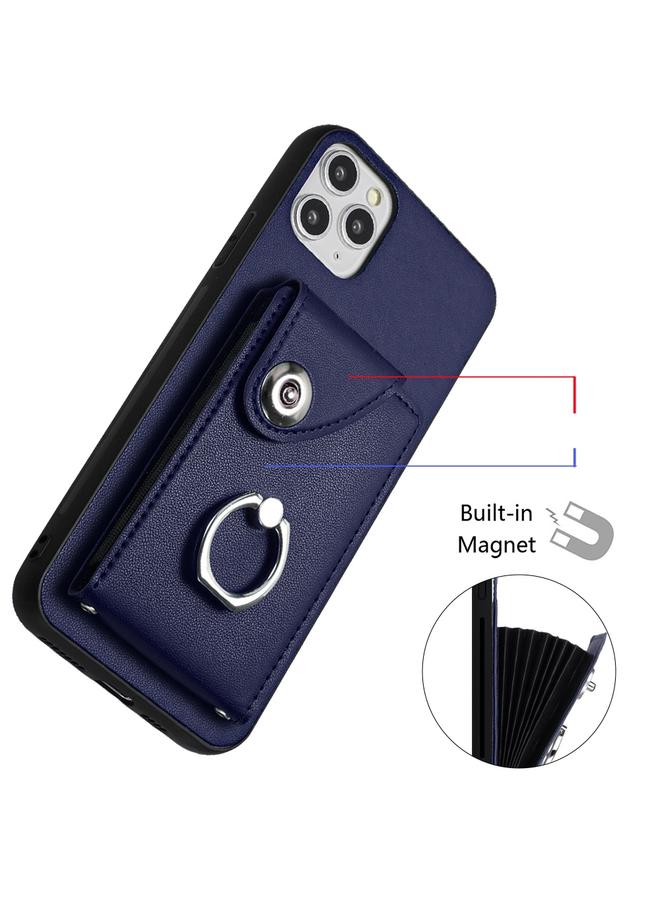 S-TOP Case For iPhone 11 Pro Organ Card Bag Ring Holder Phone Case with Long Lanyard - Image 4
